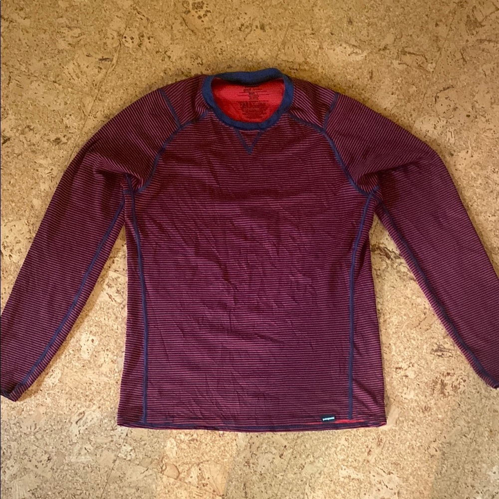 Patagonia Red and Blue Polartec Shirt